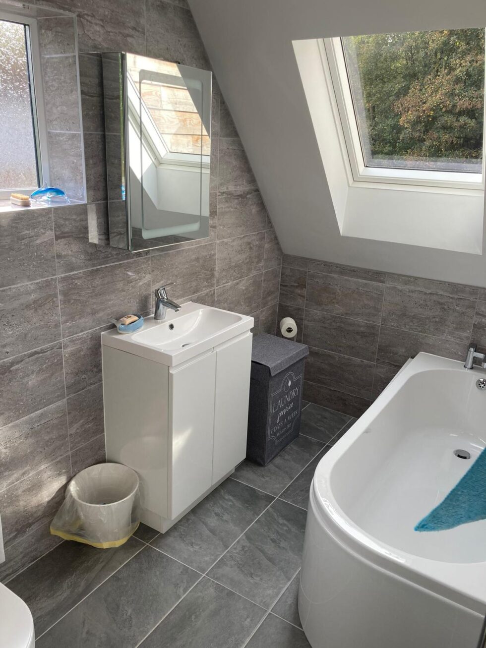 Bathroom installation work