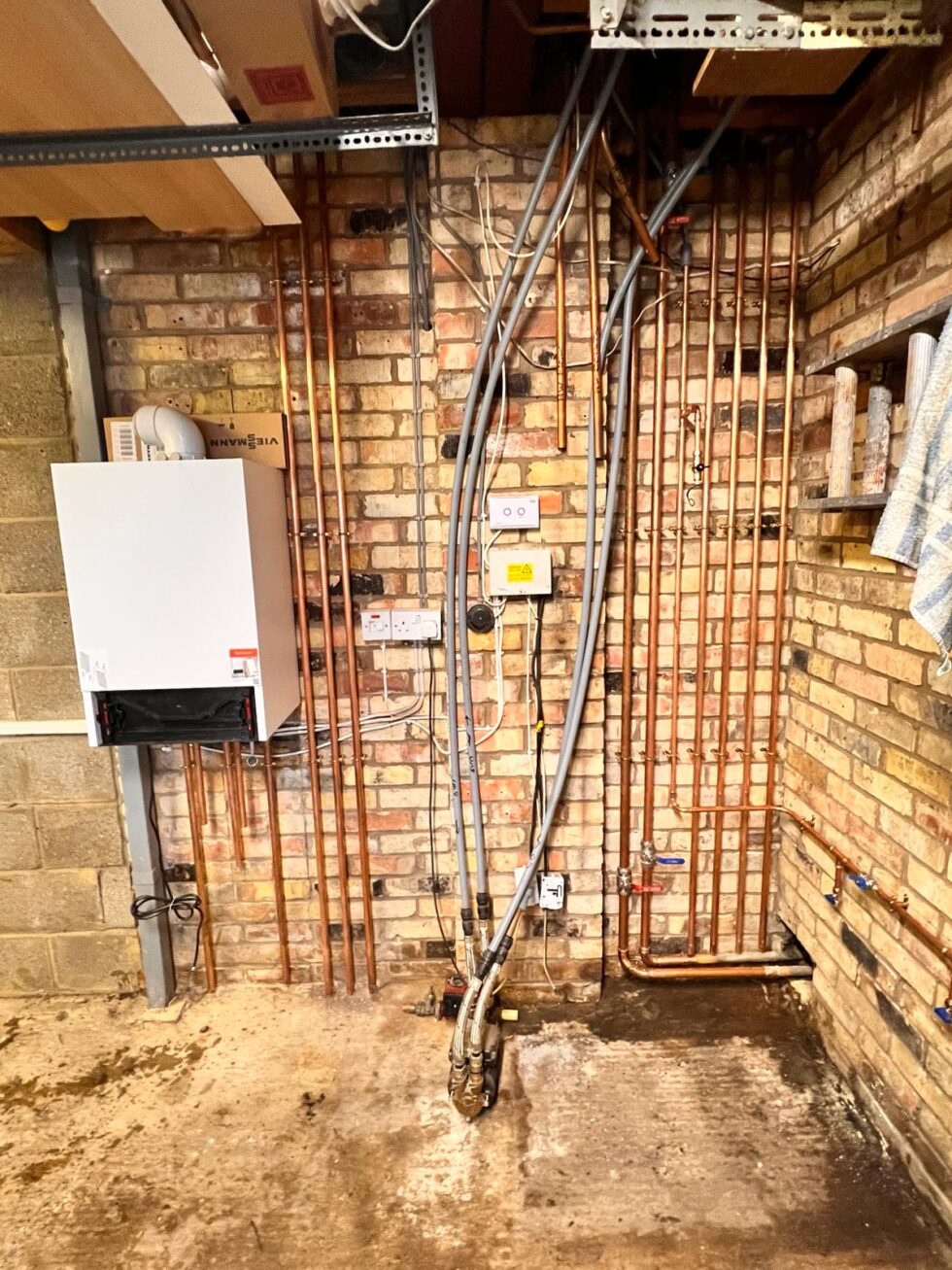 Boiler and pipework